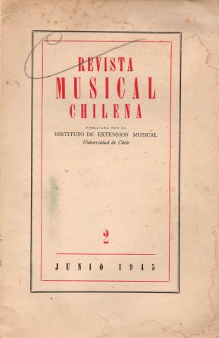 Primera imagen del registro Revista Musical Chilena