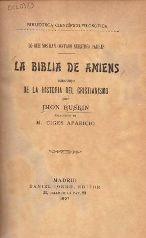 Primera imagen del registro La Biblia de Amiens