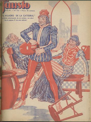 Primera imagen del registro Revista Don Fausto. Año XV n°733