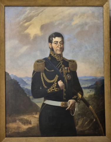 Primera imagen del registro Retrato del General José de San Martín y Matorras