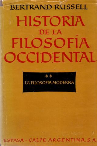 Primera imagen del registro Historia de la Filosofía Occidental II