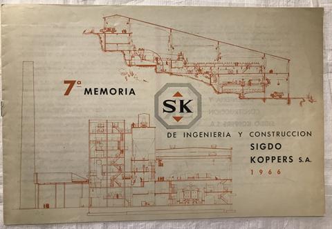 Primera imagen del registro 7a. Memoria Sigdo Koppers S.A.1966