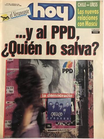Primera imagen del registro Revista HOY año XIII n°652. 15 enero 1990-21 enero 1990. Y al PPD ¿Quién lo salva?