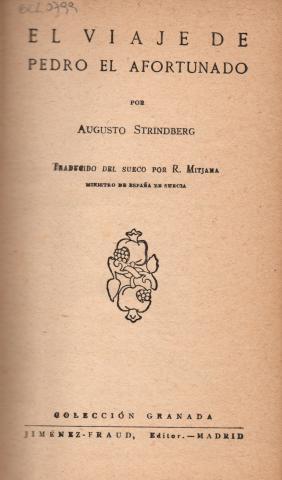 Primera imagen del registro El viaje de Pedro el Afortunado