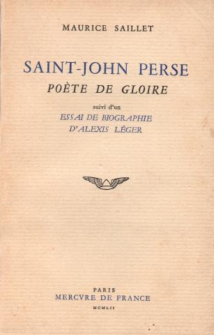 Primera imagen del registro Saint - John Perse poète de gloire