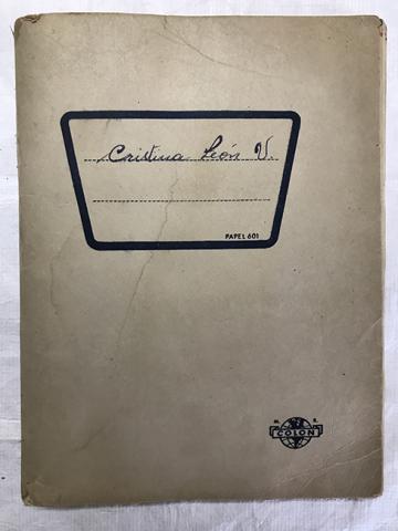 Primera imagen del registro Cuaderno de Cristina Elena León Villaviecncio. VB (Quinto b)