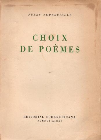 Primera imagen del registro Choix de poémes