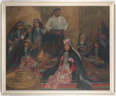 Primera imagen del registro Escena mapuche