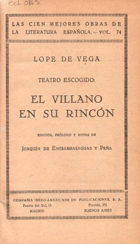 Primera imagen del registro El Villano en su Rincón