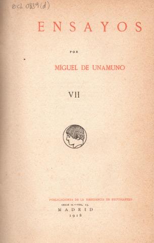 Primera imagen del registro Ensayos VII