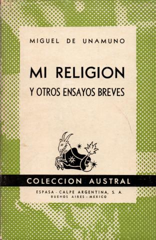 Primera imagen del registro Mi religión y otros ensayos breves