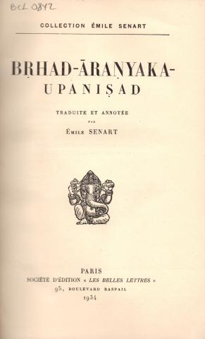Primera imagen del registro Brhad - Aranyaka Upanisad