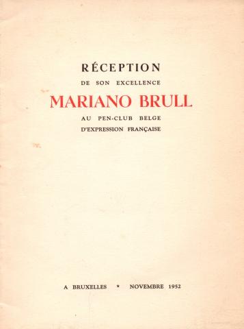 Primera imagen del registro Réception de son excelence Mariano Brull