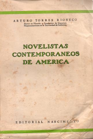 Primera imagen del registro Novelistas Contemporáneos de América