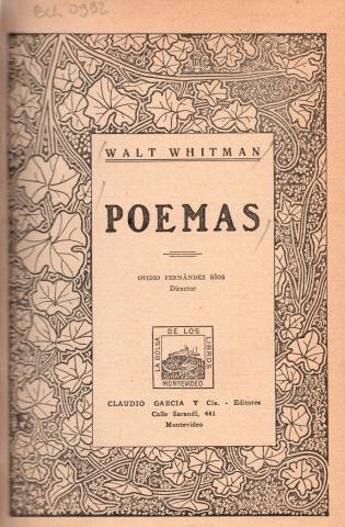 Primera imagen del registro Poemas