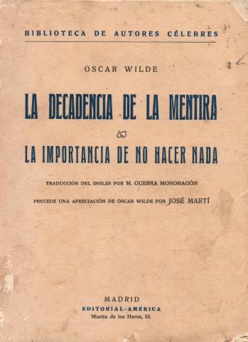 Primera imagen del registro La decadencia de la mentira y La importancia de no hacer nada