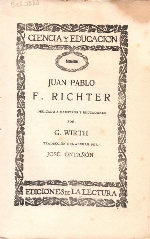 Primera imagen del registro Juan Pablo F. Richter