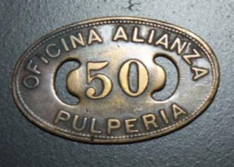 Primera imagen del registro 50 centavos Oficina Alianza