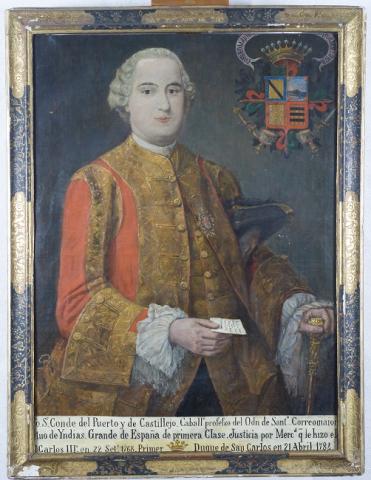 Primera imagen del registro Retrato de Fermín Francisco Carvajal y Vargas, Primer Duque de San Carlos y Conde de Castillejo y del Puerto