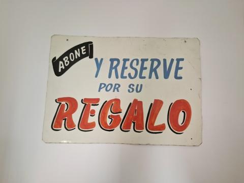 Primera imagen del registro Cartel (letrero)