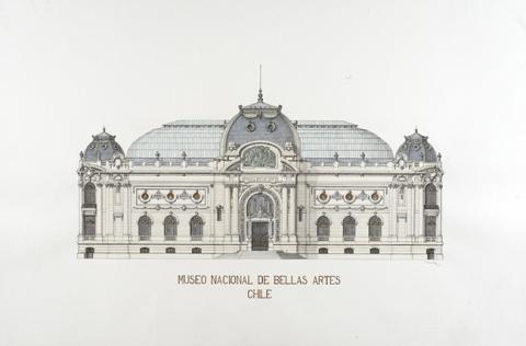 Primera imagen del registro Fachada Museo Nacional de Bellas Artes
