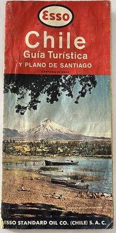 Primera imagen del registro Guía Turística y plano de Santiago ESSO