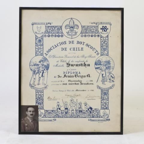 Primera imagen del registro Diploma de mérito Asociación boys scout