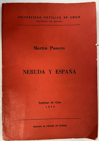 Primera imagen del registro Neruda y España