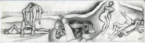 Primera imagen del registro 1907 Masacre en la Pampa Salitrera E. Santa María de Iquique, dos mil muertos