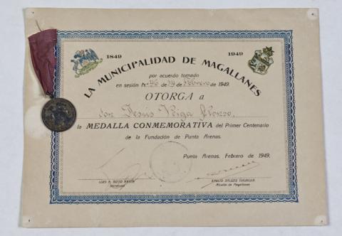 Primera imagen del registro Objeto conmemorativo