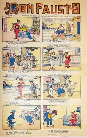 Primera imagen del registro Revista Don Fausto. Año I n° 10