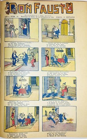 Primera imagen del registro Revista Don Fausto. Año I n° 14
