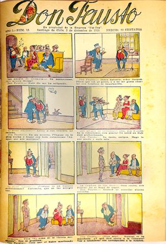 Primera imagen del registro Revista Don Fausto. Año I n° 15