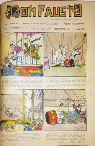 Primera imagen del registro Revista Don Fausto. Año I n° 22