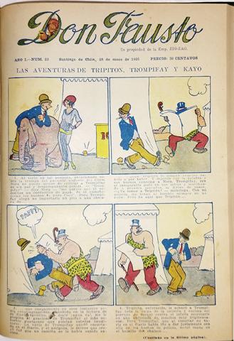 Primera imagen del registro Revista Don Fausto. Año I n° 23