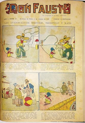 Primera imagen del registro Revista Don Fausto. Año I n° 24