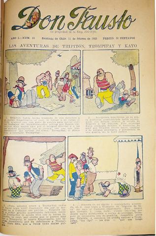 Primera imagen del registro Revista Don Fausto. Año I n° 25