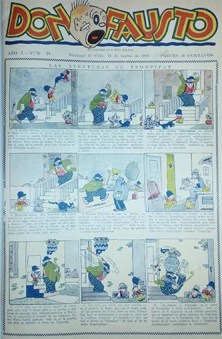 Primera imagen del registro Revista Don Fausto. Año I n° 29
