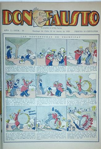 Primera imagen del registro Revista Don Fausto. Año I n° 30