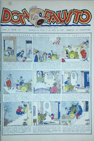 Primera imagen del registro Revista Don Fausto. Año I n° 33