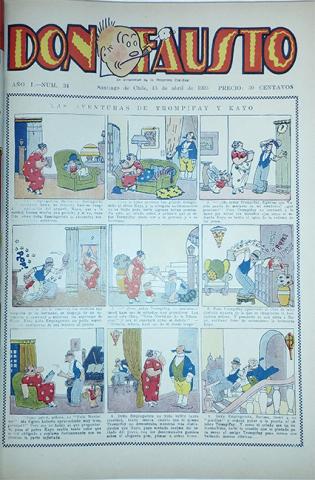 Primera imagen del registro Revista Don Fausto. Año I n° 34
