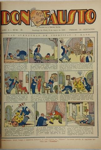 Primera imagen del registro Revista Don Fausto. Año I n° 37