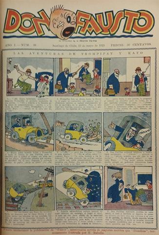 Primera imagen del registro Revista Don Fausto. Año I n° 38