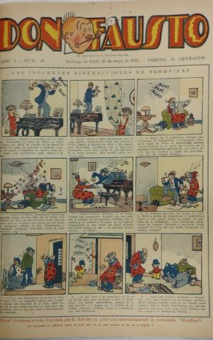 Primera imagen del registro Revista Don Fausto. Año I n° 39