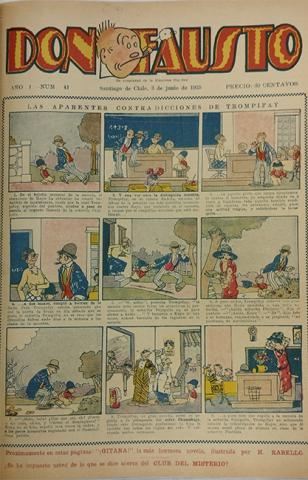 Primera imagen del registro Revista Don Fausto. Año I n° 41