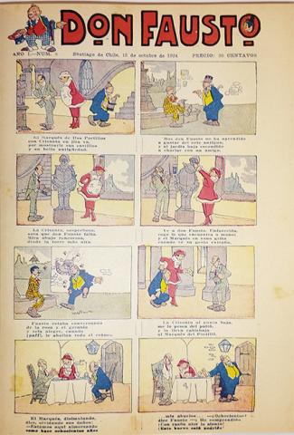 Primera imagen del registro Revista Don Fausto. Año I n° 8