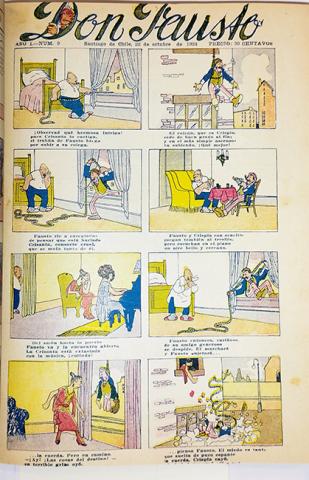 Primera imagen del registro Revista Don Fausto. Año I n° 9