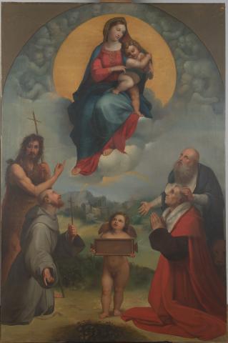 Primera imagen del registro Madonna del foligno