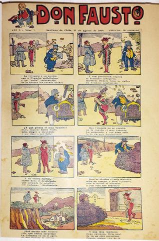 Primera imagen del registro Revista Don Fausto. Año I n° 1