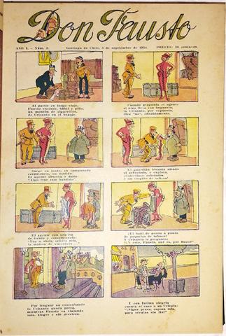 Primera imagen del registro Revista Don Fausto. Año I n° 2